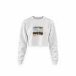 View of Delft Crop Sweatshirt – Beyaz