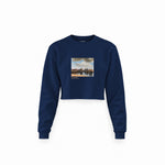 View of Delft Crop Sweatshirt – Lacivert