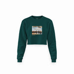 View of Delft Crop Sweatshirt – Koyu Yeşil