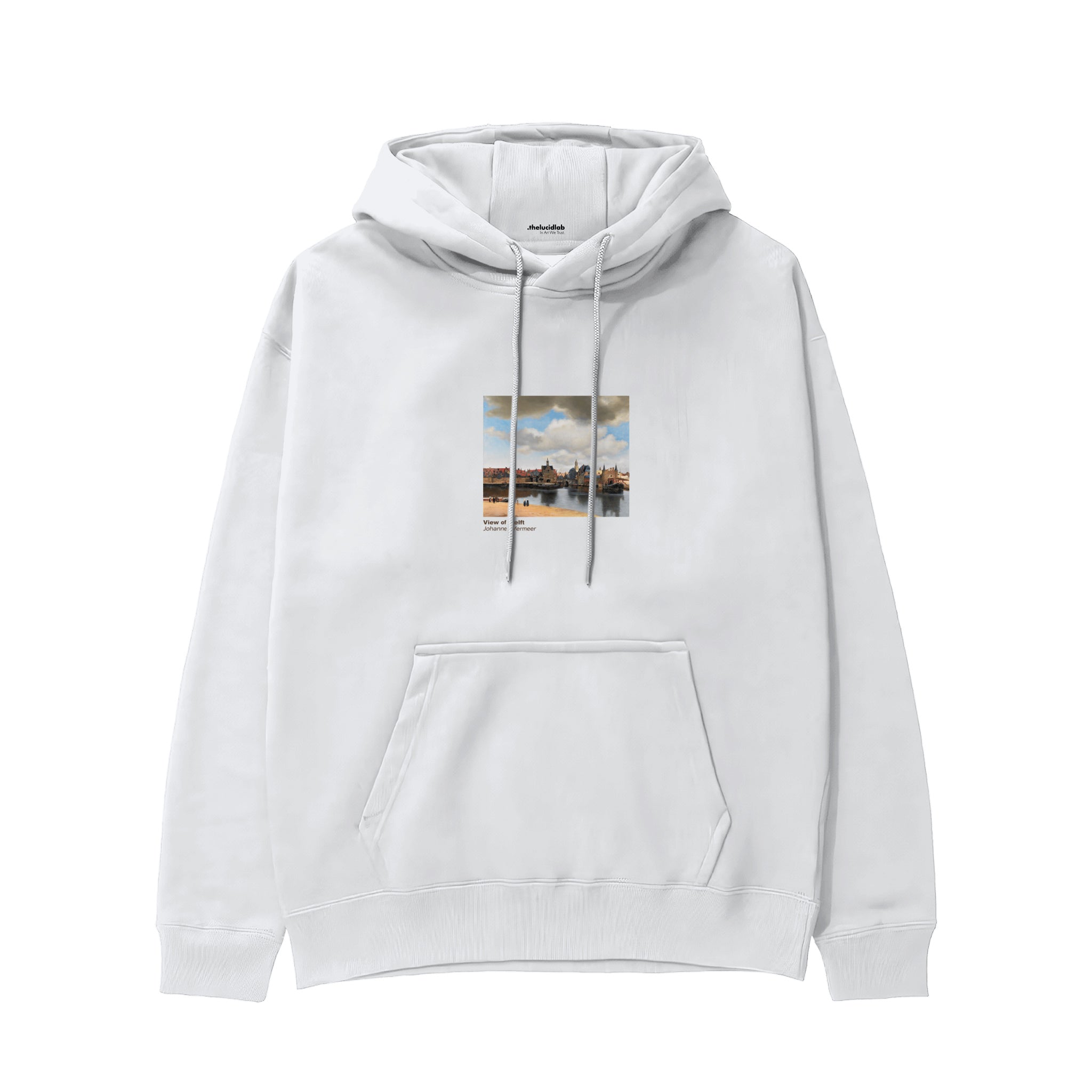 View of Delft Hoodie – Beyaz
