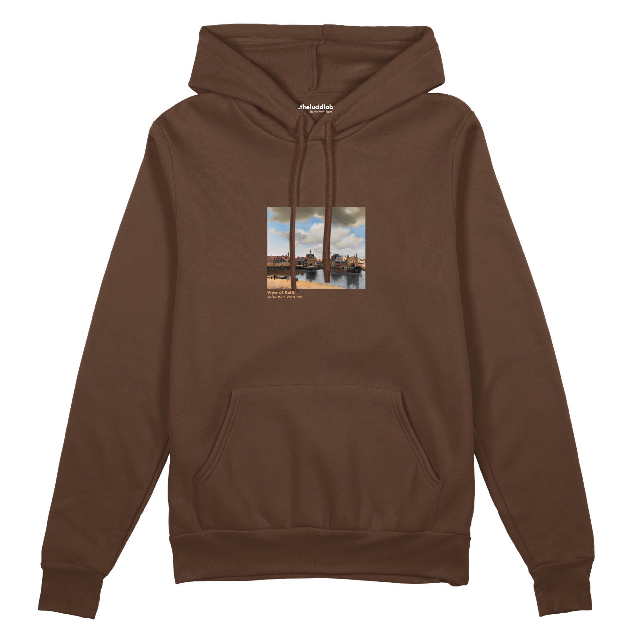 View of Delft Oversize Hoodie – Kahverengi