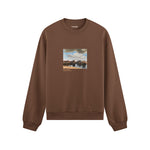 View of Delft Oversize Sweatshirt – Kahverengi