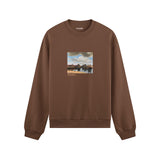 View of Delft Oversize Sweatshirt – Kahverengi