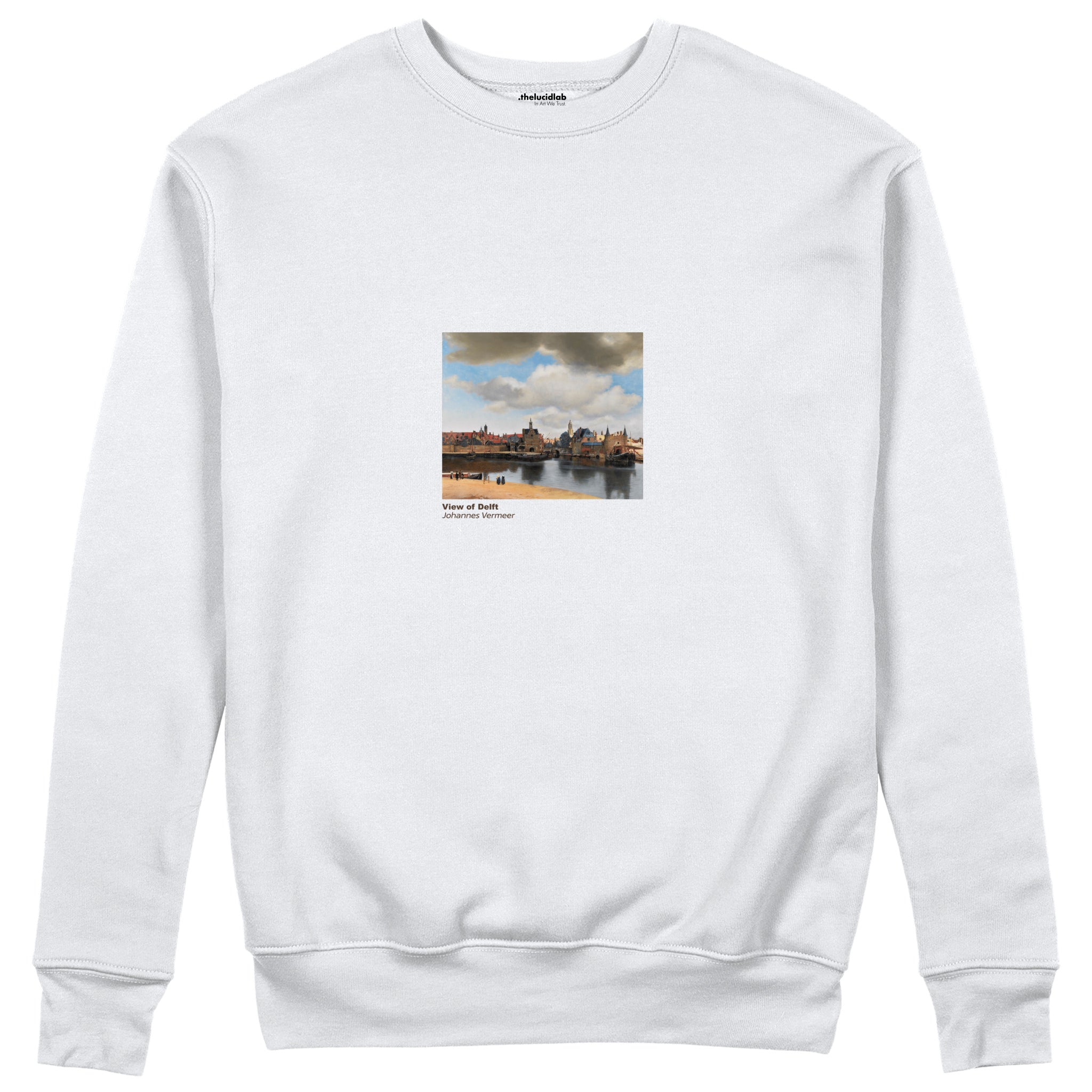 View of Delft Sweatshirt – Beyaz