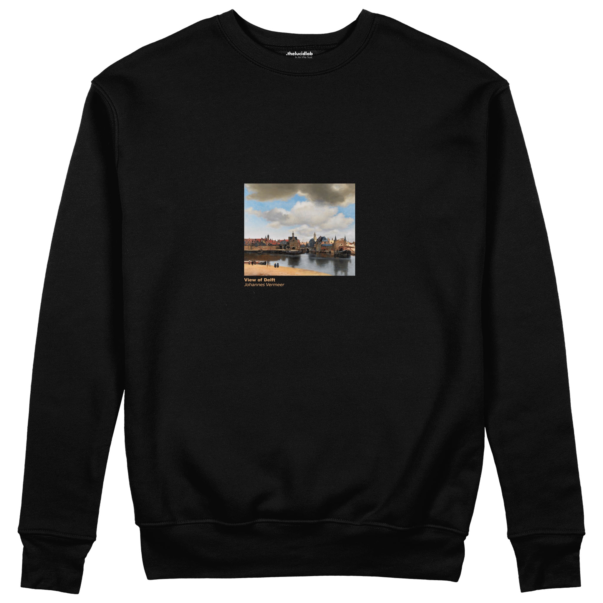 View of Delft Sweatshirt – Siyah