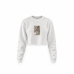 The Sleep of Reason Produces Monsters Crop Sweatshirt – Beyaz