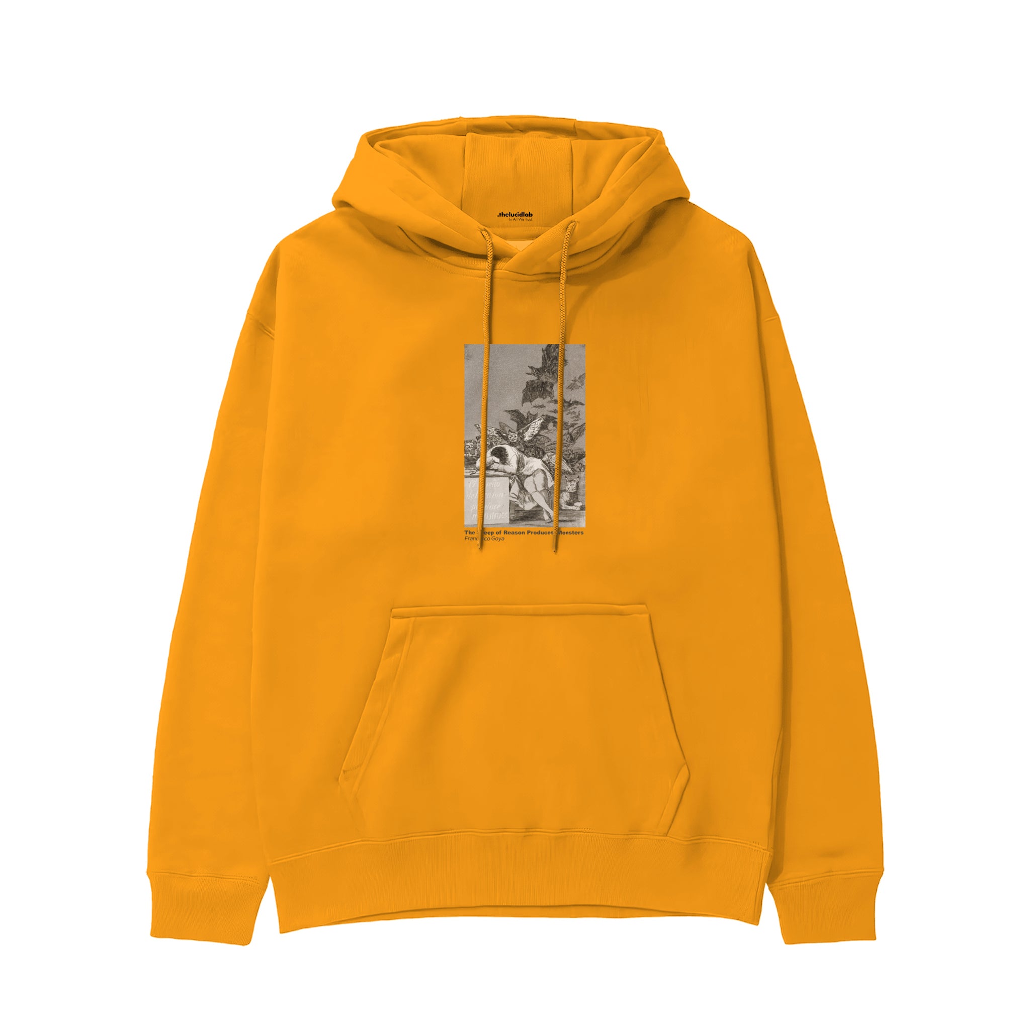The Sleep of Reason Produces Monsters Hoodie – Turuncu