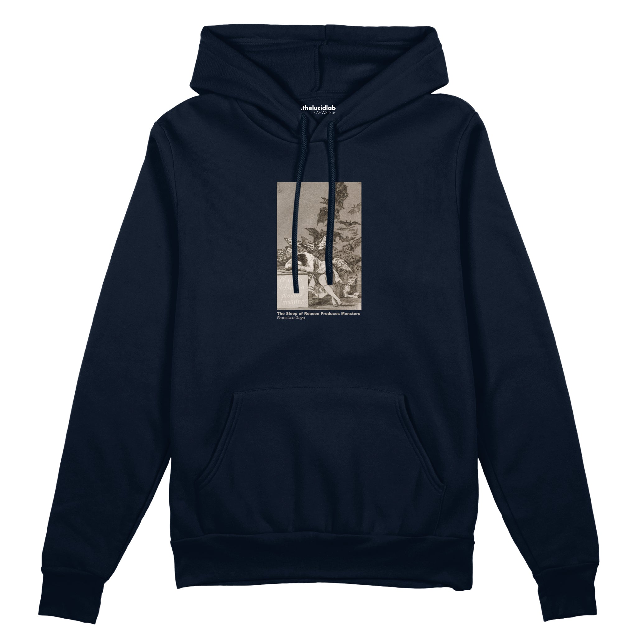 The Sleep of Reason Produces Monsters Oversize Hoodie – Lacivert
