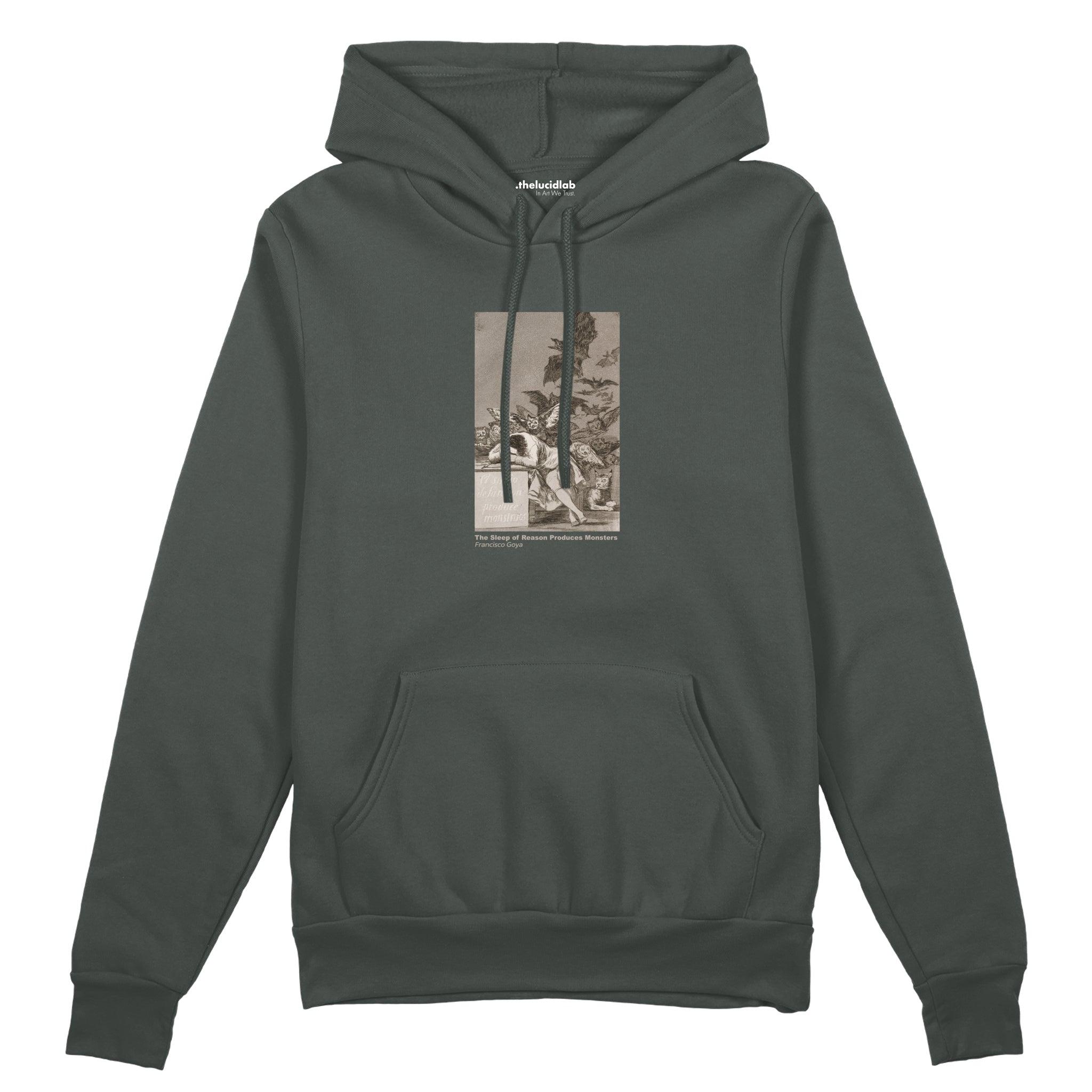 The Sleep of Reason Produces Monsters Oversize Hoodie – Antrasit