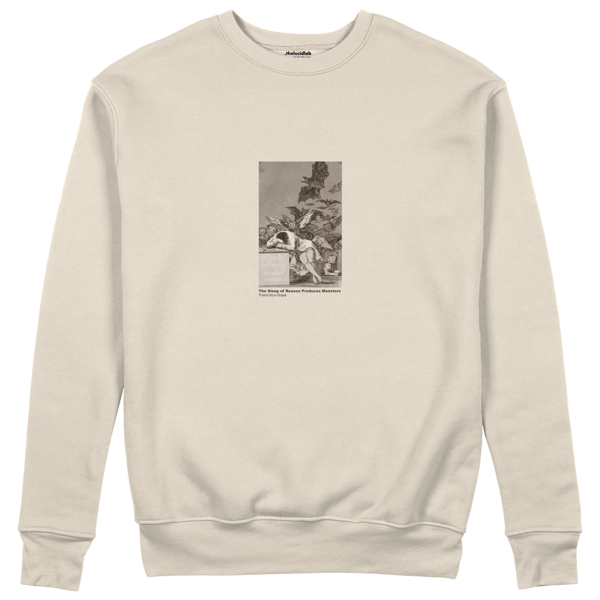 The Sleep of Reason Produces Monsters Sweatshirt – Bej