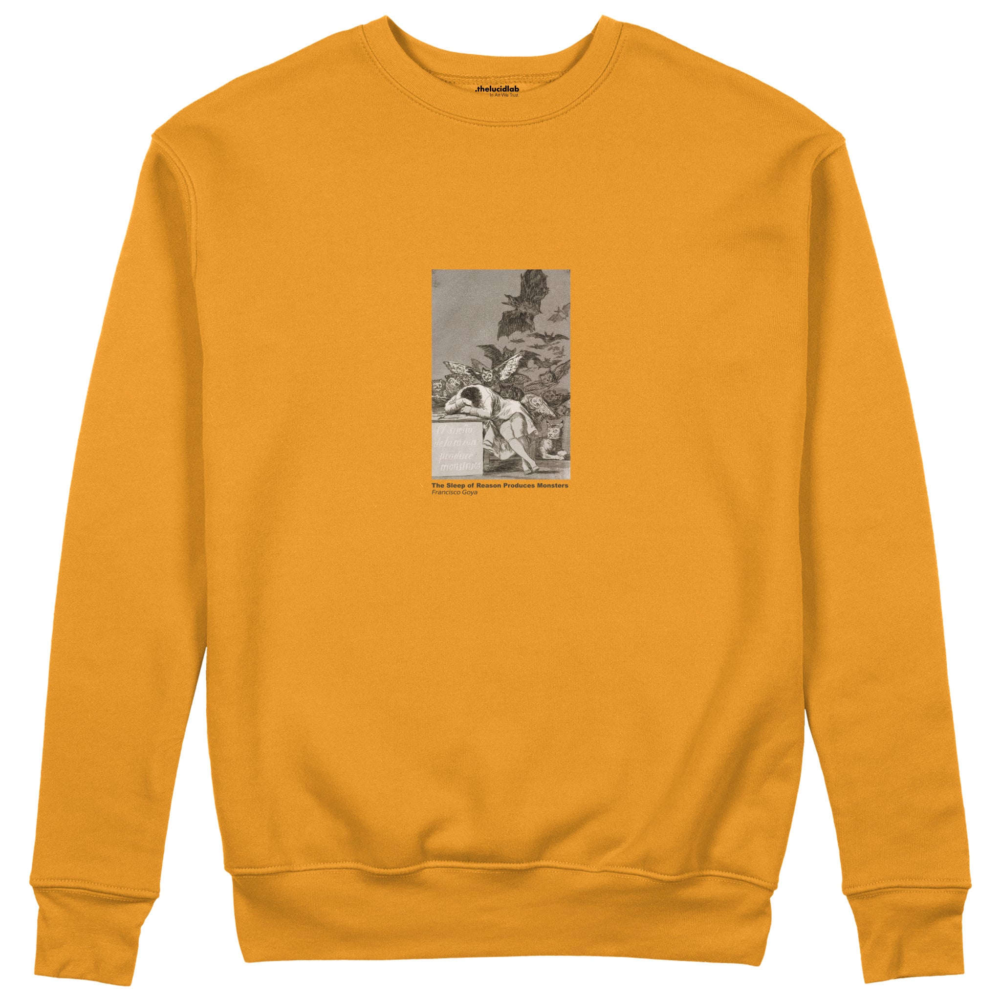 The Sleep of Reason Produces Monsters Sweatshirt – Turuncu