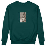 The Sleep of Reason Produces Monsters Sweatshirt – Koyu Yeşil