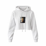 The Storm on the Sea of Galilee Crop Hoodie – Beyaz