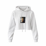 The Storm on the Sea of Galilee Crop Hoodie – Beyaz