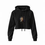 The Storm on the Sea of Galilee Crop Hoodie – Siyah