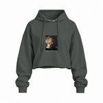 The Storm on the Sea of Galilee Oversize Crop Hoodie – Antrasit