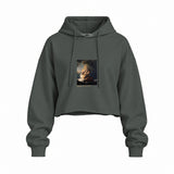 The Storm on the Sea of Galilee Oversize Crop Hoodie – Antrasit