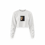 The Storm on the Sea of Galilee Crop Sweatshirt – Beyaz
