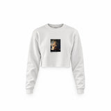The Storm on the Sea of Galilee Crop Sweatshirt – Beyaz