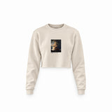 The Storm on the Sea of Galilee Crop Sweatshirt – Krem