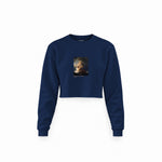 The Storm on the Sea of Galilee Crop Sweatshirt – Lacivert