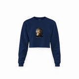 The Storm on the Sea of Galilee Crop Sweatshirt – Lacivert