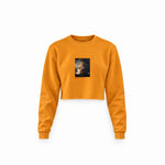 The Storm on the Sea of Galilee Crop Sweatshirt – Turuncu