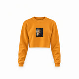 The Storm on the Sea of Galilee Crop Sweatshirt – Turuncu