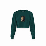 The Storm on the Sea of Galilee Crop Sweatshirt – Koyu Yeşil