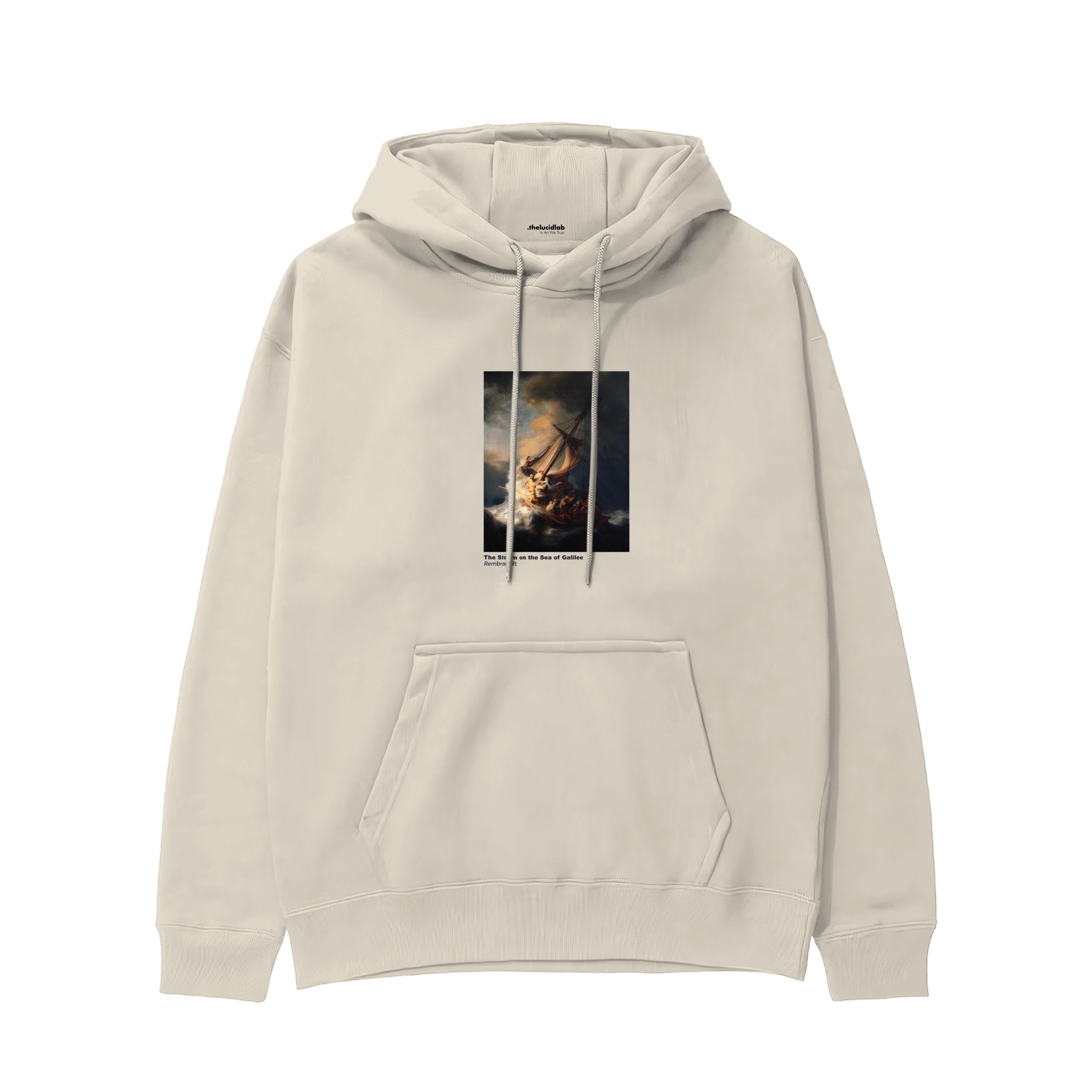 The Storm on the Sea of Galilee Hoodie – Krem