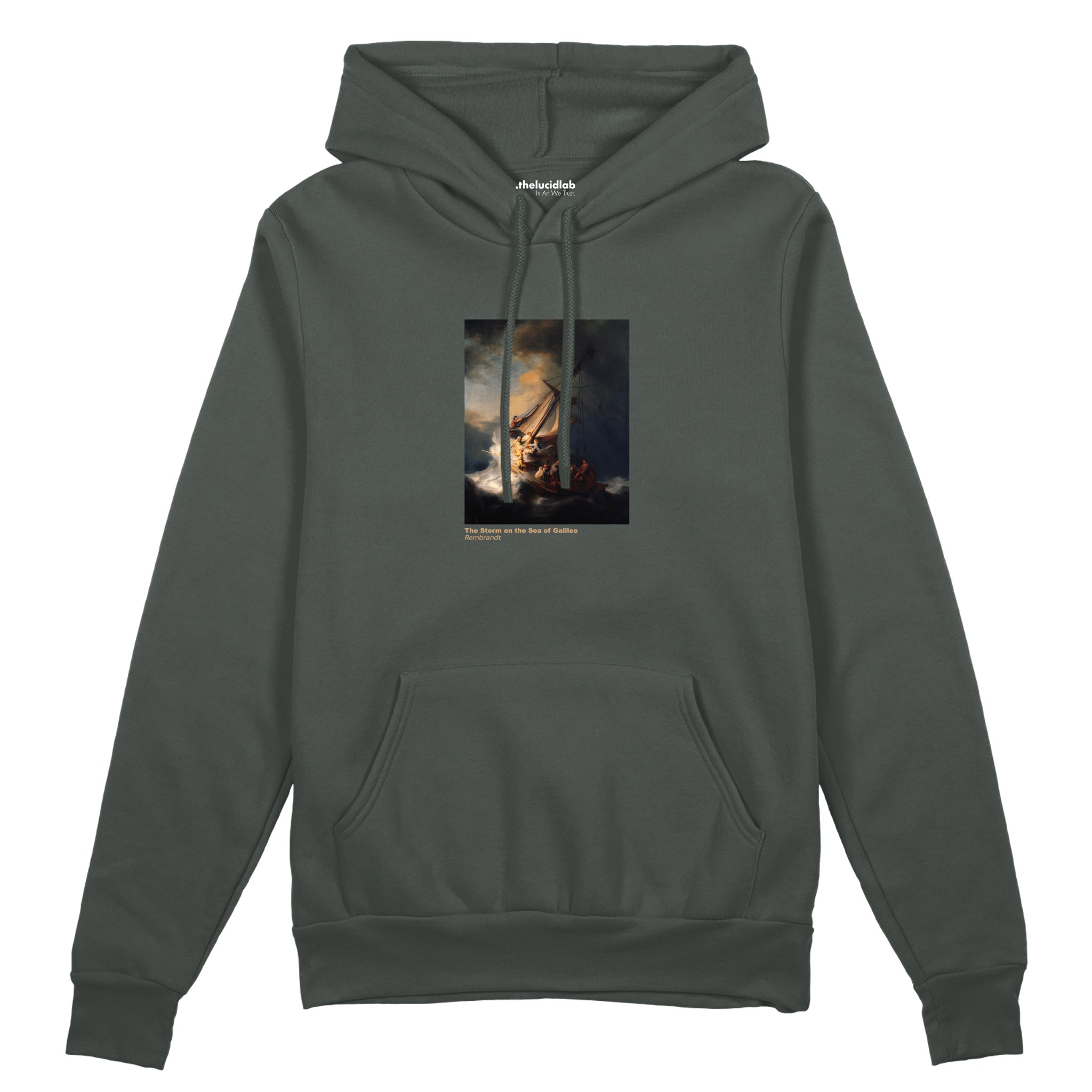 The Storm on the Sea of Galilee Oversize Hoodie – Antrasit