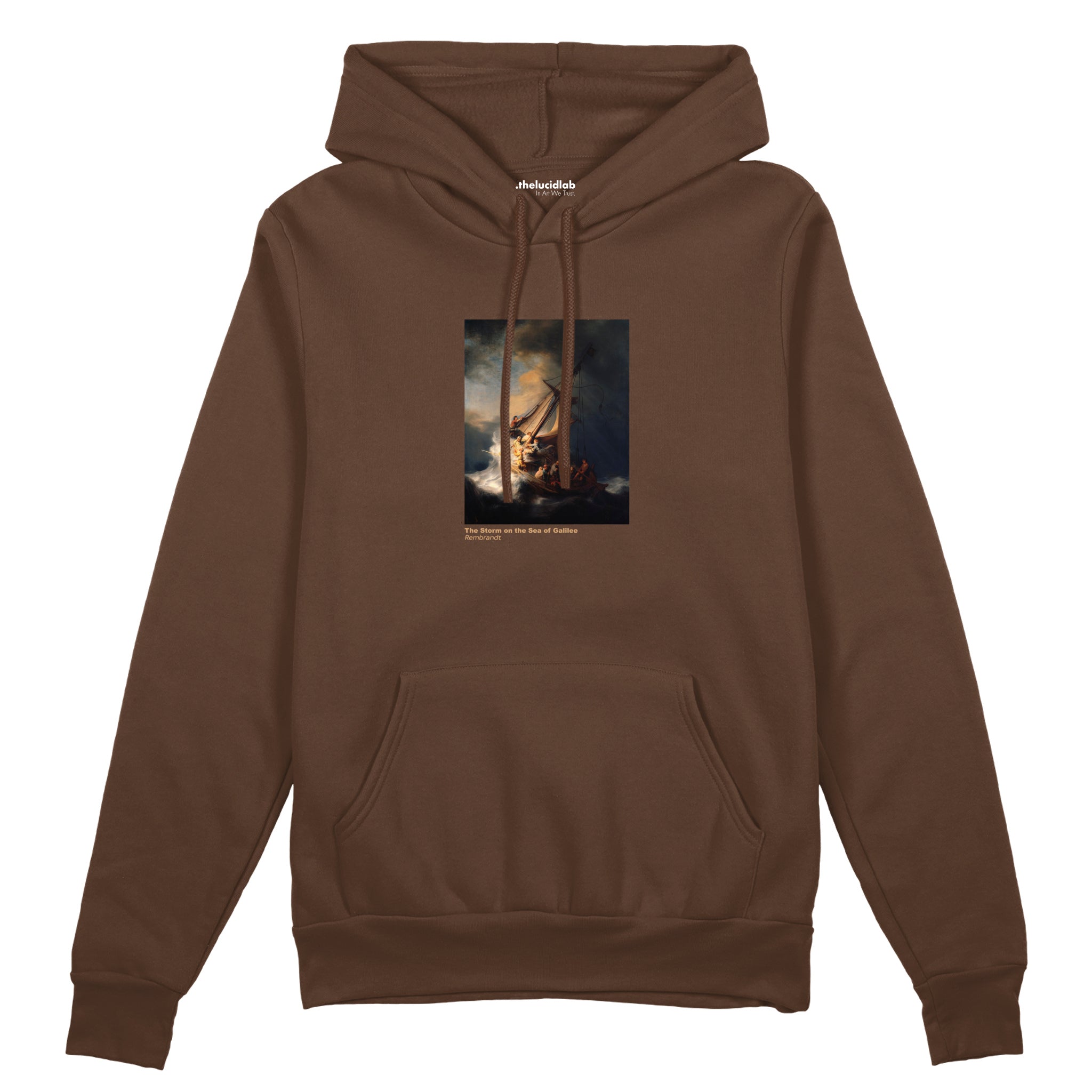 The Storm on the Sea of Galilee Oversize Hoodie – Kahverengi