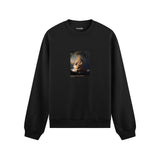 The Storm on the Sea of Galilee Oversize Sweatshirt – Siyah