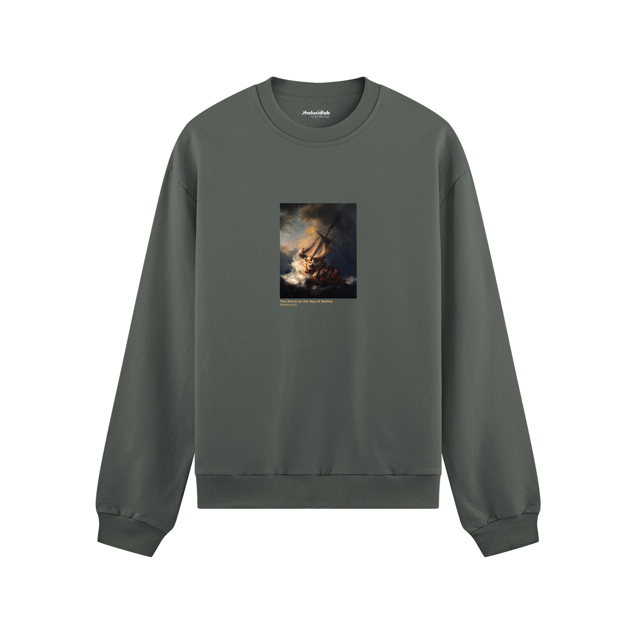 The Storm on the Sea of Galilee Oversize Sweatshirt – Antrasit