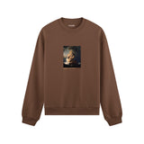 The Storm on the Sea of Galilee Oversize Sweatshirt – Kahverengi