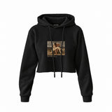 The First Mourning Crop Hoodie – Siyah