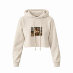 The First Mourning Crop Hoodie – Krem