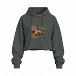 The First Mourning Oversize Crop Hoodie – Antrasit