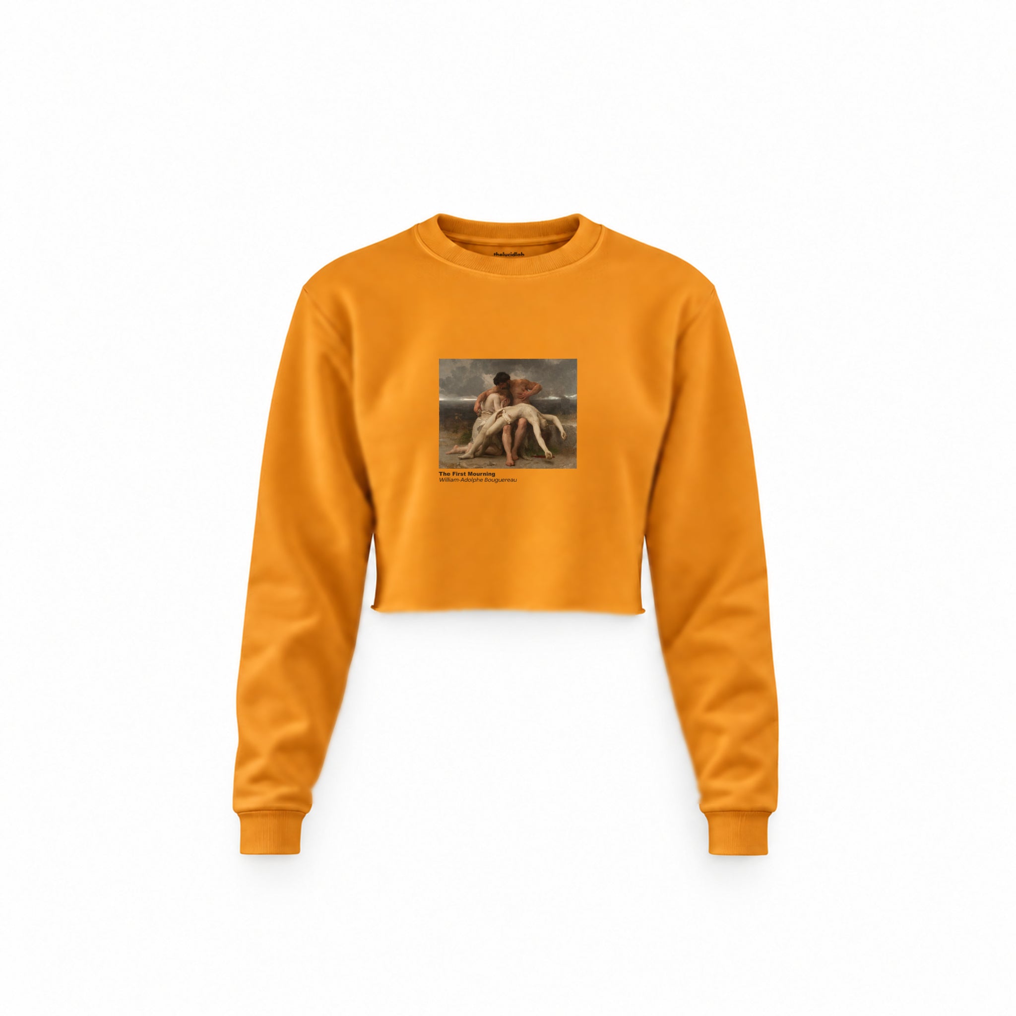 The First Mourning Crop Sweatshirt – Turuncu