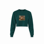 The First Mourning Crop Sweatshirt – Koyu Yeşil