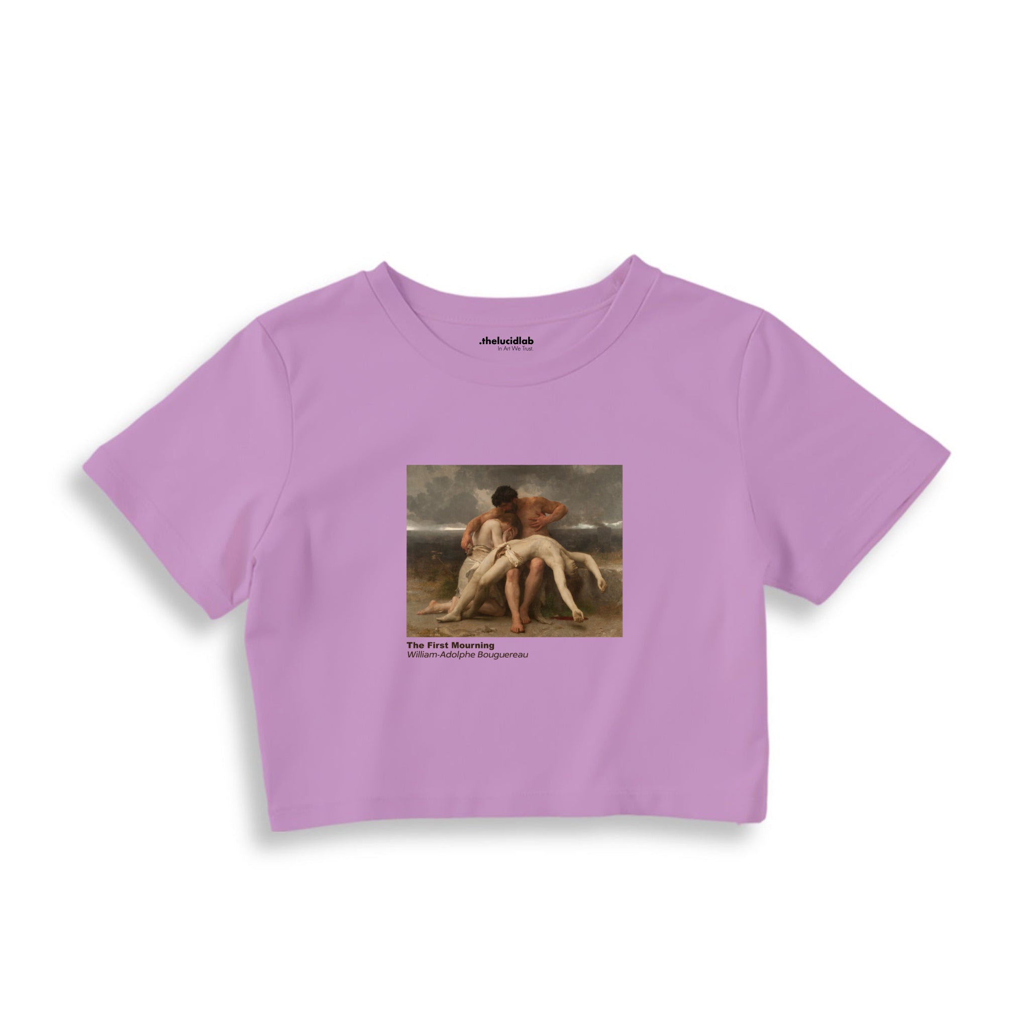 The First Mourning Crop Tişört – Lila