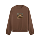 The First Mourning Oversize Sweatshirt – Kahverengi