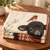 Scarlet Sheep Polar Bebek Battaniyesi — Katlı görünüm