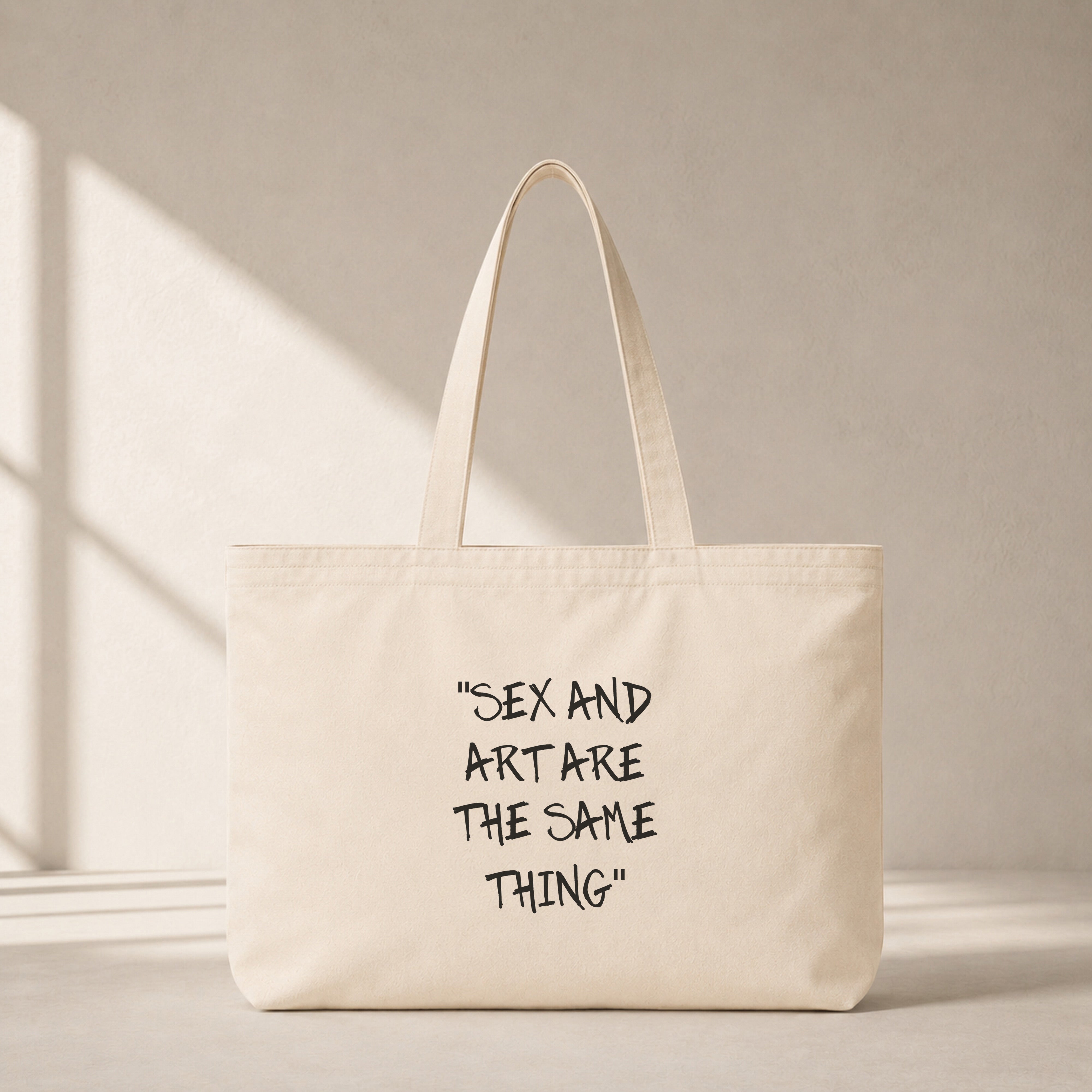 Sex And Art Club Tote Bag – ön görünüm