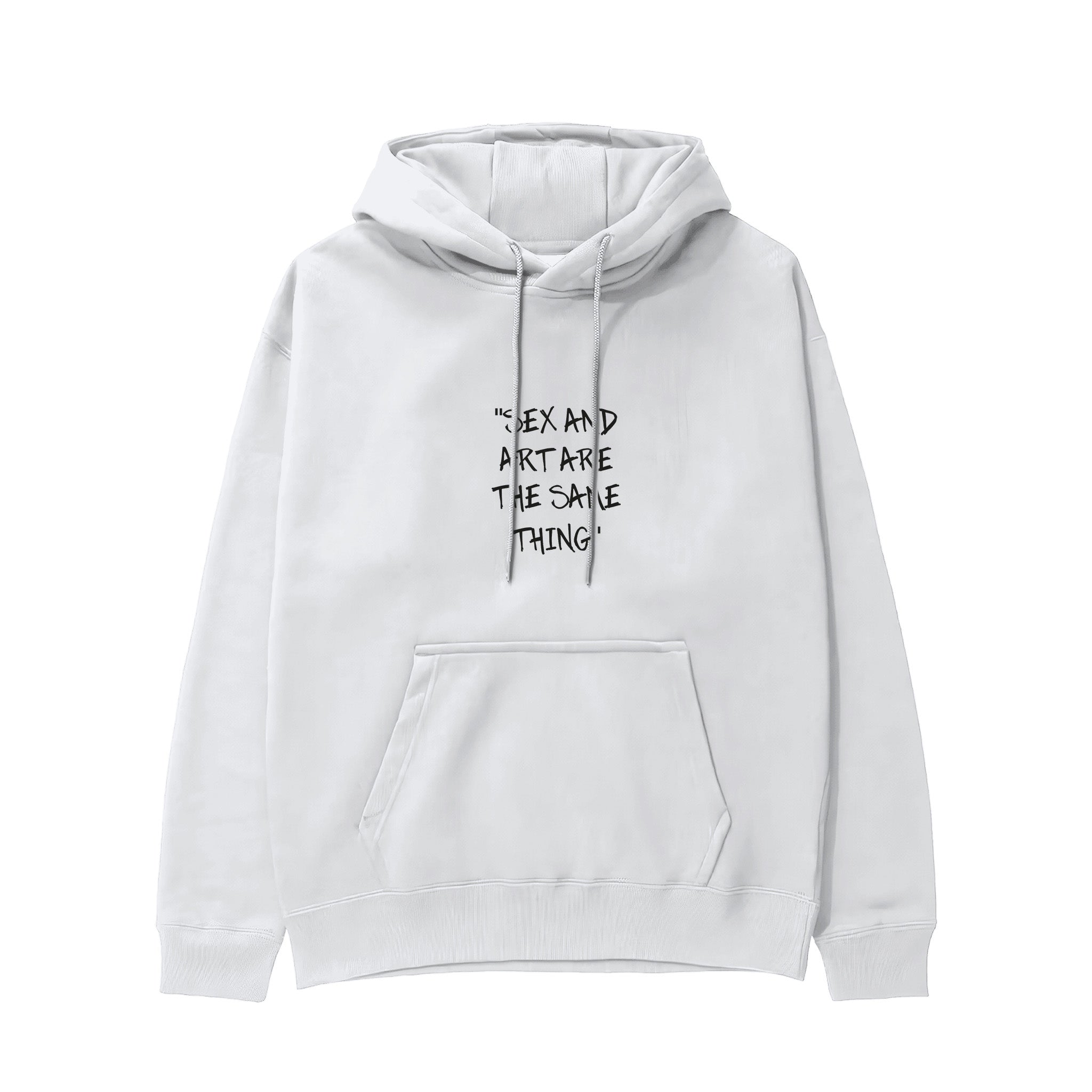 Sex And Art Hoodie - Beyaz - ön görünüm