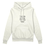 Sex And Art Oversize Hoodie - Beyaz - ön görünüm