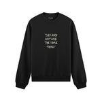 Sex And Art Oversize Sweatshirt - Siyah - ön görünüm