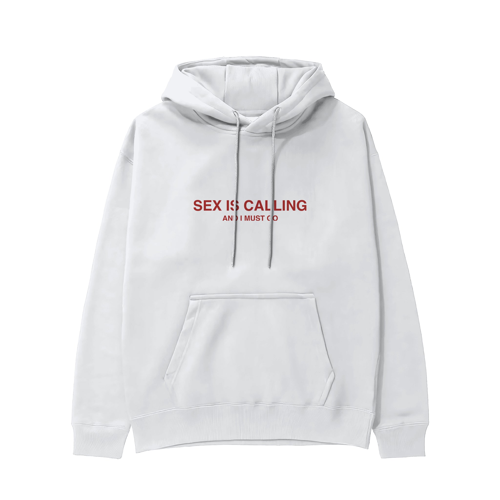 Sex is Calling Hoodie - Beyaz - ön görünüm