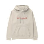 Sex is Calling Hoodie - Krem - ön görünüm