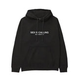 Sex is Calling Hoodie - Siyah - ön görünüm